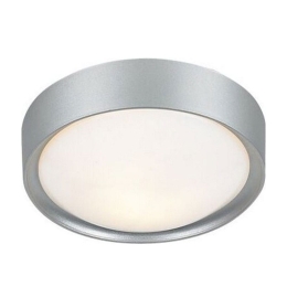 Φωτιστικό Οροφής - Πλαφονιέρα DL250L Φ36CM 2XE27 Valletta Chrome Aca Decor Acrylic