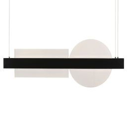 Φωτιστικό Οροφής - Ράγα DCR39214 Led 20W 3000K 2150LM 7,5X100XH120CM Earth Black Aca Decor Μέταλλο