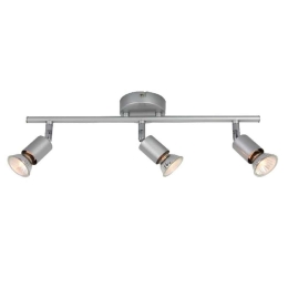 Φωτιστικό Οροφής - Σποτ MC634SL3 3ΧGU10 Trinity Silver Aca Decor Μέταλλο