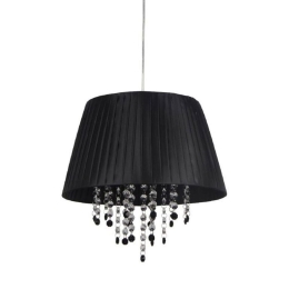 Φωτιστικό Οροφής Κρεμαστό FMD701173 3XΕ27 Alice Black Aca Decor Μέταλλο,Ύφασμα