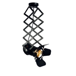 Φωτιστικό Οροφής OD91131CB 1ΧΕ27 20Χ34Χ90CM Almodovar Black Aca Decor Μέταλλο