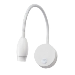 Φωτιστικό Τοίχου - Σποτ Σπιράλ Led SF126BLED340W 3W 50° 210Lm 4.000Κ 230V Swan White Aca Decor Μέταλλο