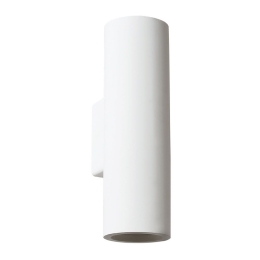 Φωτιστικό Τοίχου Γύψινο G85092W 2XGU10 Φ7,5x10x25CM Por Natural Aca Decor