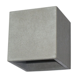 Φωτιστικό Τοίχου Τσιμεντένιο GC85141W 1xG9 12x12x12CM Block Natural Aca Decor
