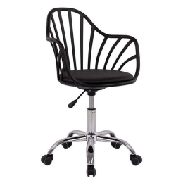 Καρέκλα Γραφείου Becky 57x57x96 HM8457.02 Black