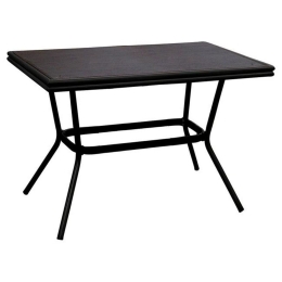 Τραπέζι Bamboo Look HM5533.02 Μαύρο 120x70cm
