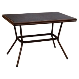 Τραπέζι Bamboo Look HM5533.03 Καφέ 120x70cm