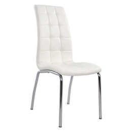 Καρέκλα Carey 43x64x100 HM0175.11 White Μέταλλο,Τεχνόδερμα