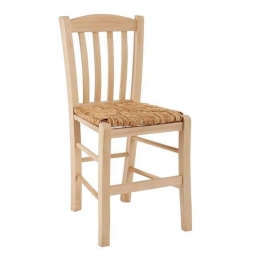 Καρέκλα Καφενείου Με Ψάθα 41x35x89 HM10376.02 Natural Ξύλο,Ψάθα