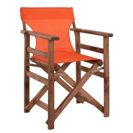 Καρέκλα Σκηνοθέτη Λήμνος Με Textilene 57x54x88,5 HM10368.02 Orange