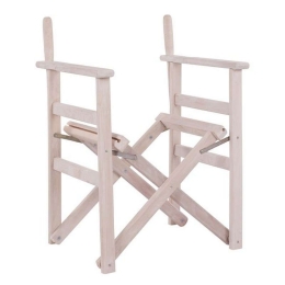Καρέκλα Σκηνοθέτη Νάξος 59x48x85 HM5267.03 White Σκελετός