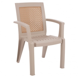 Πολυθρόνα Πολυπροπυλένιου 59x59x87 HM5594.02 Beige