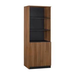 Βιβλιοθήκη Γραφείου Supreme Honey Oak HM2354 80x38x200Υ εκ.