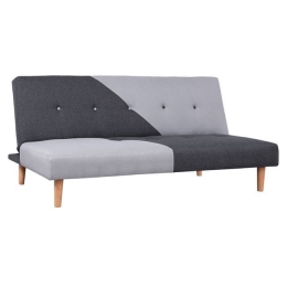 Καναπές Κρεβάτι Dark-Light Grey HM3155 178x87x78 εκ. Ύφασμα