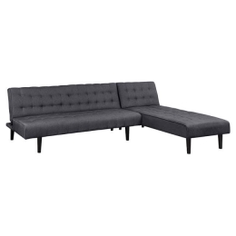 Καναπές Κρεβάτι Γωνία Αναστρέψιμη Zelda HM3154.01 Grey254X163X74Y εκ. Ύφασμα