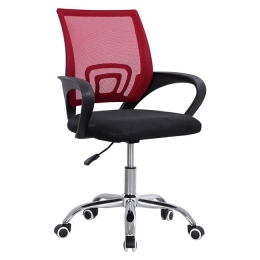 Καρέκλα Γραφείου HM1058.17 Bristone Red 60x51x95 εκ.