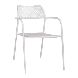 Καρέκλα White Thetis HM5173.12 55x57x79 εκ.