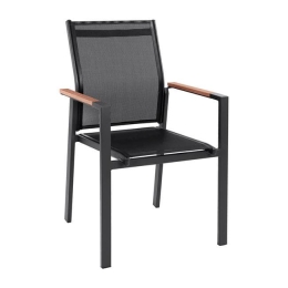Πολυθρόνα Miller HM5406.10 Black 55x60x90Υεκ.