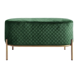 Σκαμπό Irina HM8637.03 Dark Green 82x42x38Υ εκ. Βελούδο