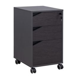 Συρταριέρα Γραφείου Rosewood Grey HM2108 40X40X66Y εκ.