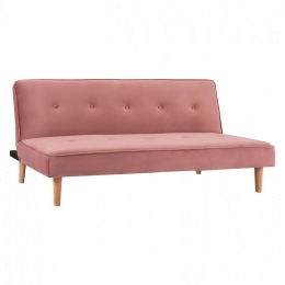 Καναπές-Κρεβάτι Belmont HM3026.12 178x85x72cm Dusty Pink Βελούδο
