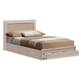 Κρεβάτι Melany Με Συρτάρι HM346.02 90Χ190 cm Sonoma Μονό Ξύλο