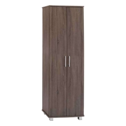 Ντουλάπα-Παπουτσοθήκη HM2403.01 58-60x37x187cm Wallnut Δίφυλλη Ξύλο