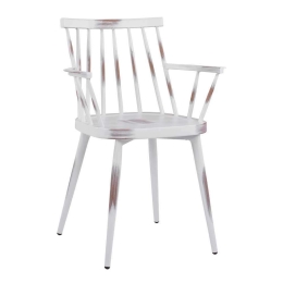 Πολυθρόνα Yvonne HM5555.02 60x50x82cm White Patina