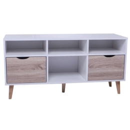 Έπιπλο Τηλεόρασης Tv15 33.0107 117Χ39X53cm Sonoma-Oak Μελαμίνη