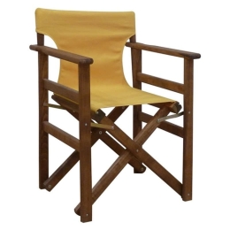Καρέκλα Σκηνοθέτη Torino 63.0123 59X51X85cm Yellow