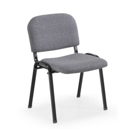 Καρέκλα Υποδοχής Milos 01.0201 53Χ57Χ46/78,5cm Grey