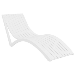 Ξαπλώστρα Slim 20.0096 72X180X70cm White Siesta