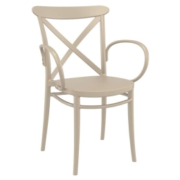 Πολυθρόνα Cross XL 20.0595 57Χ51Χ87cm Dove Grey Siesta