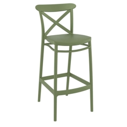 Σκαμπό Cross 20.0609 45Χ52Χ106cm Olive Green Siesta