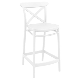 Σκαμπό Cross 20.0614 45Χ50Χ96cm White Siesta