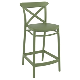 Σκαμπό Cross 20.0618 45Χ50Χ96cm Olive Green Siesta