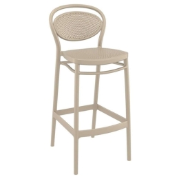 Σκαμπό Marcel 20.0649 45Χ52Χ106cm Dove Grey Siesta Πολυπροπυλένιο
