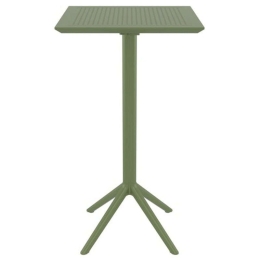 Τραπέζι Πτυσσόμενο Sky 20.0290 60X60X108cm Olive Green Siesta