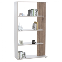 Βιβλιοθήκη HM8770 80X23X141 White Μελαμίνη