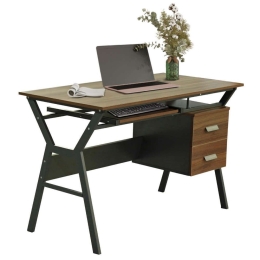 Γραφείο HM2130.03 120x60x76cm Walnut-Grey