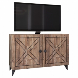 Έπιπλο Τηλεόρασης HM8897.01 100Χ35Χ53.5cm Walnut Μελαμίνη