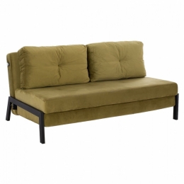 Καναπές-Κρεβάτι Lana HM3079.13 Διθέσιος 150x87x79cm Olive Βελούδο