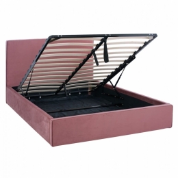 Κρεβάτι Allie HM584.12 170x214x100 Με Αποθηκευτικό Χώρο Για Στρώμα 160Χ200 Apple Υπέρδιπλo Ξύλο,Ύφασμα