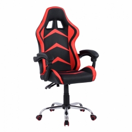 Καρέκλα Γραφείου Gaming Tessa HM1155.01 Με Ανακλινόμενη Πλάτη Black-Red