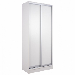 Ντουλάπα Adler HM2436.03 Δίφυλλη Συρόμενη 90x45x210cm White Δίφυλλη