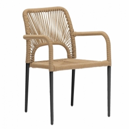 Πολυθρόνα HM5771.02 55x63x82cm Grey - Beige