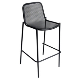 Σκαμπό Bar Factory 24.0102 51X51X101 Black Μέταλλο