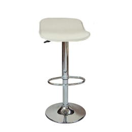 Σκαμπό Bar 3 43.2314.S (Σετ 2τμχ) 38x39x85cm Cream Μέταλλο,PVC