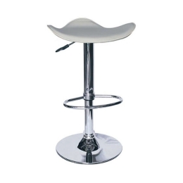 Σκαμπό Bar 5 43.2306.S (Σετ 2τμχ) 45x45x85cm Cream Μέταλλο,PVC
