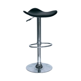 Σκαμπό Bar 5 43.2744.S (Σετ 2τμχ) 45x45x85cm Black Μέταλλο,PVC